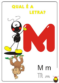 Leitura de imagens alfabeto M