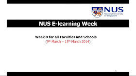 NUS  eLearning Week Video, 2014