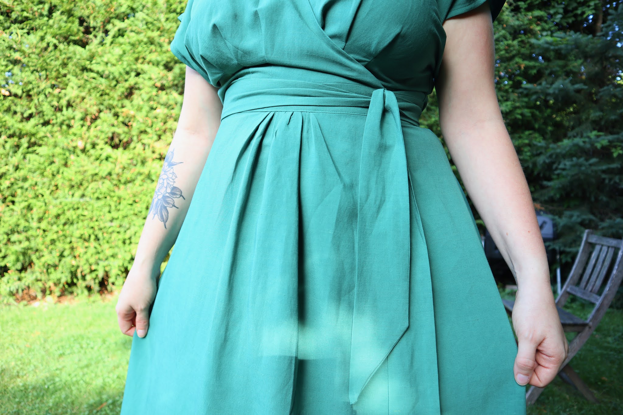 Kallie Sews: Elodie Wrap Dress - Maternity Edition: Closet Core Patterns  Tester