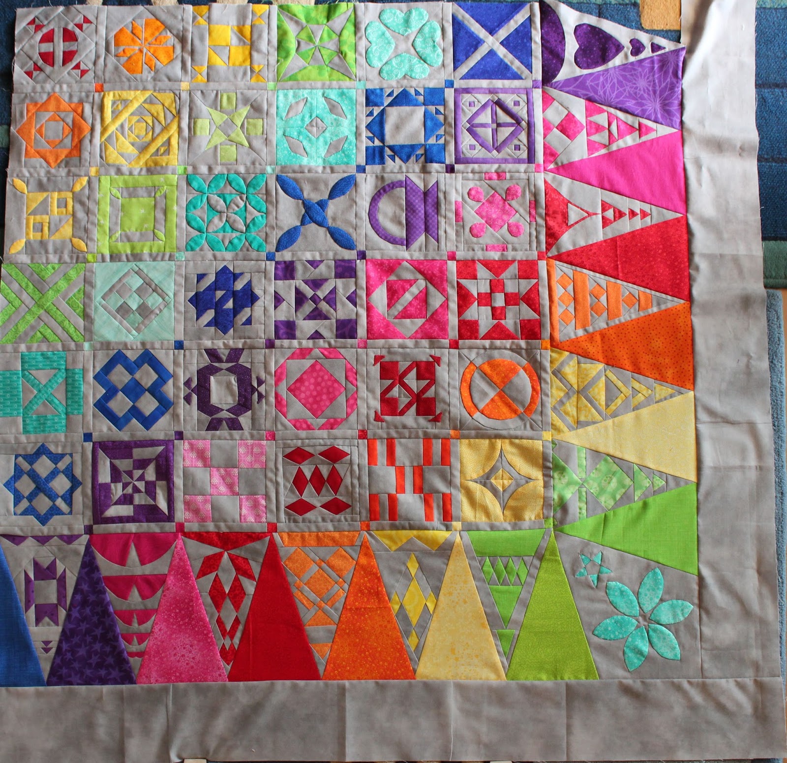 Werkellust 4. und letzter Teil meines Baby Jane Quilts