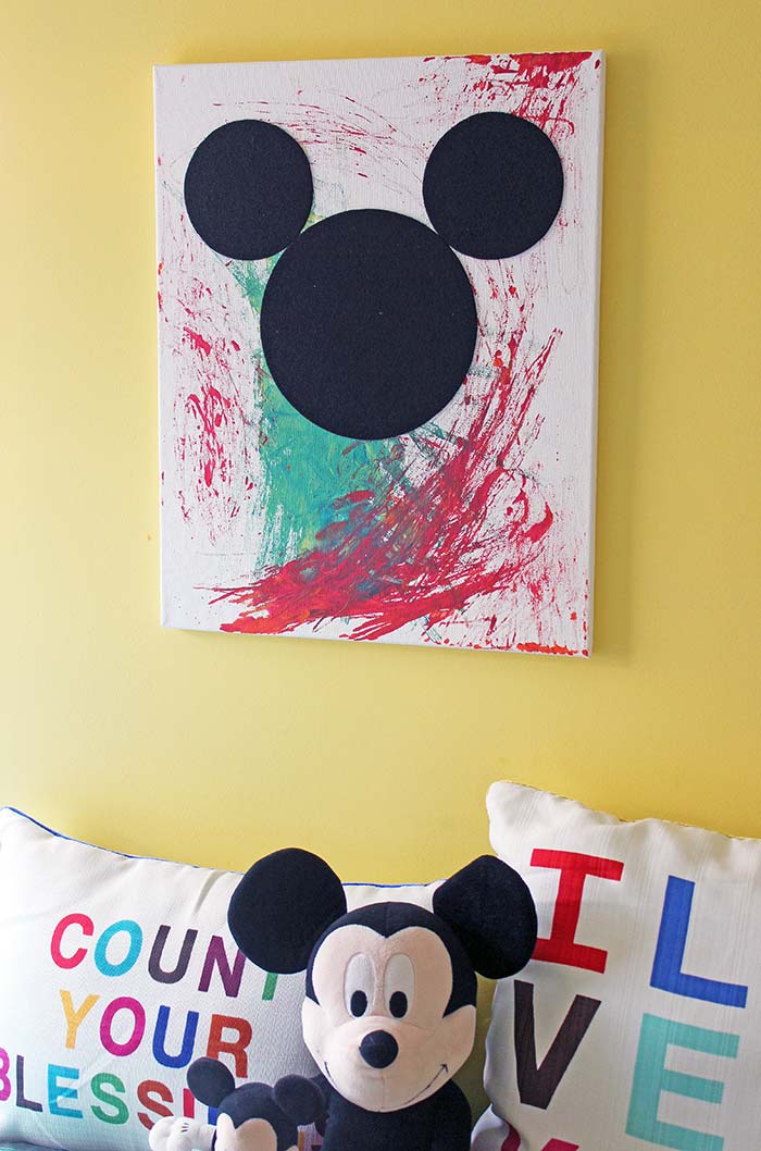 DIY Disney Canvas Art Inspired by Mickey & the Roadster Racers | Sunny