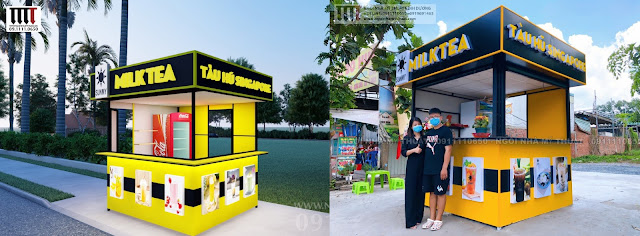 Kiot tra sua re dep binh duong Kiot trà sữa rẻ đẹp Bình Dương
