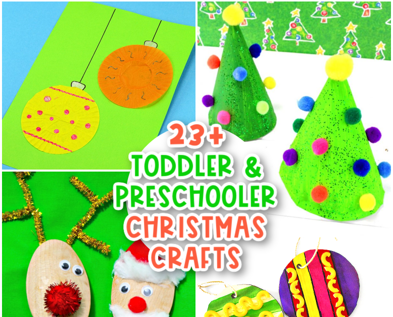 53 Easy Christmas Crafts for 4 Year Olds - Simply Full of Delight