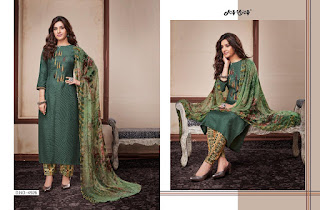 Jay Vijay Toral Pashmina Collection With Bember Chiffon Duppta