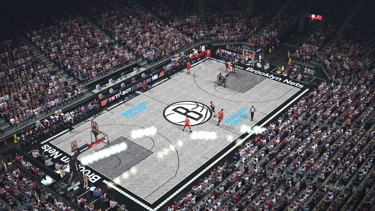 Brooklyn Nets Court City Edition - Team Rakker 2k Mods 4k Brooklyn Nets 201...