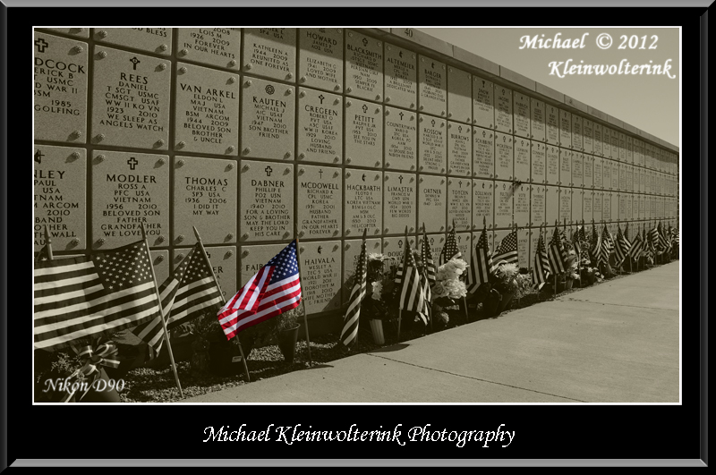 Michael Kleinwolterink's Photography Memorial Day at Iowa Veterans
