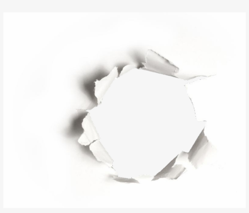 Hole In Paper Transparent 2018 - Birthday Letter