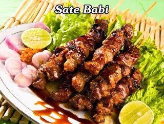 Sate Babi, Pork Satay, Sate Babi Manis, Sweet Pork Satay