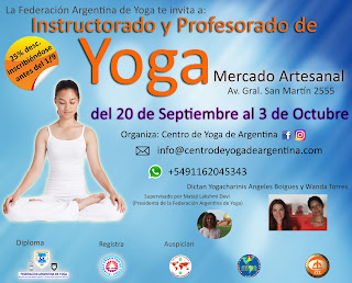 Angeles Boigues, Wanda Torres, Federacion argentina de yoga, Yoga en Salta