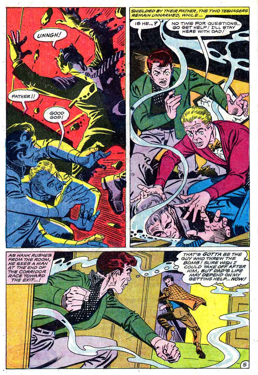 Showcase v1 #75 Hawk and the Dove dc comic book page art by Steve Ditko