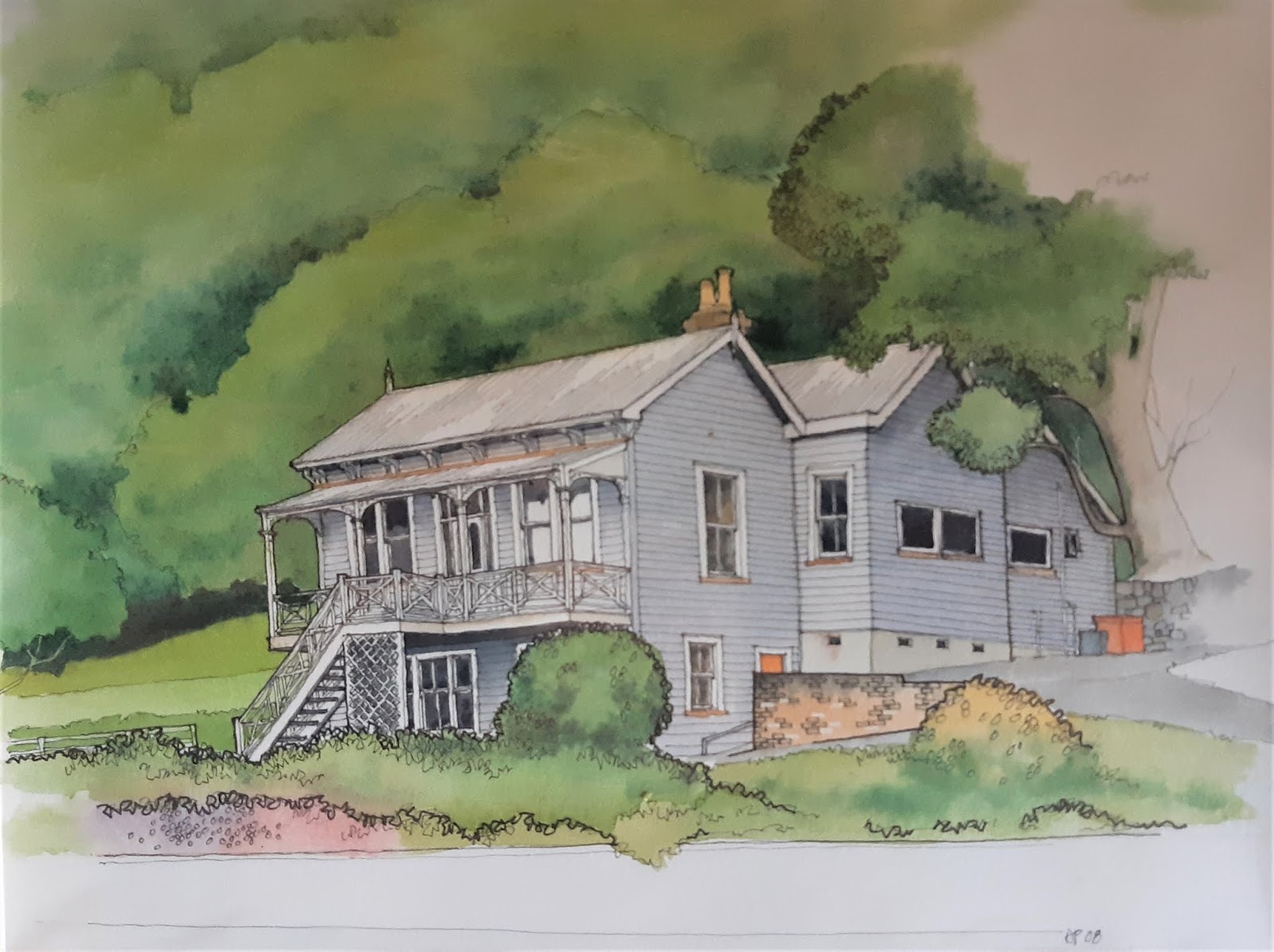 Watercolours by David Percival Watercolours for Sale