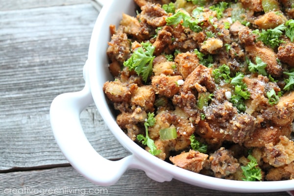 How to make delicious gluten free stuffing recipe for Thanksgiving or Christmas