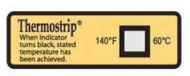 Thermostrip DL Dishwasher Temperature Label Thermax