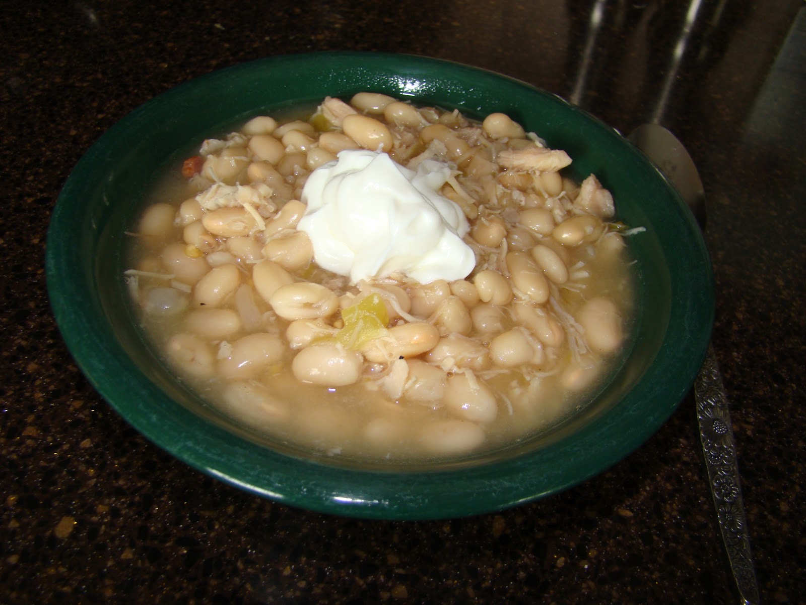 Our Treasured Home Dutch Oven White Bean Chili