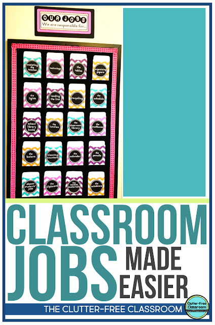 Classroom Job Chart Printable Free