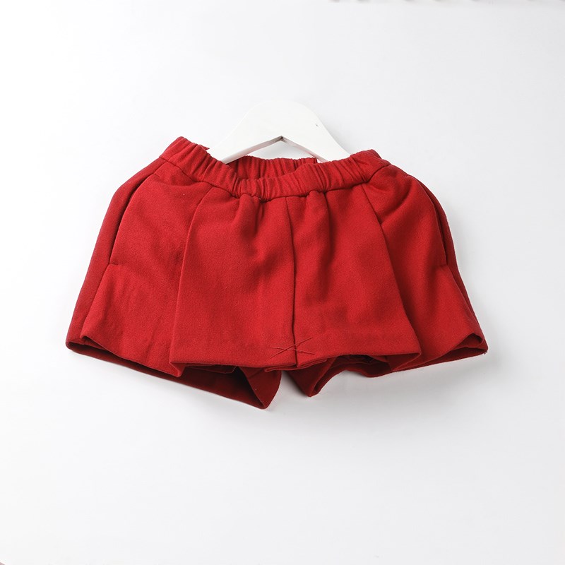 Quần Shorts Bé Gái Nỉ Lưng Thun Trơn – GUANGZHOU 158388