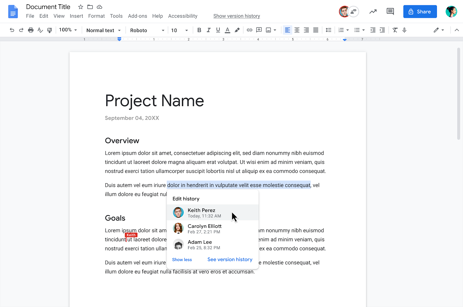 Google Docs: Online document editor