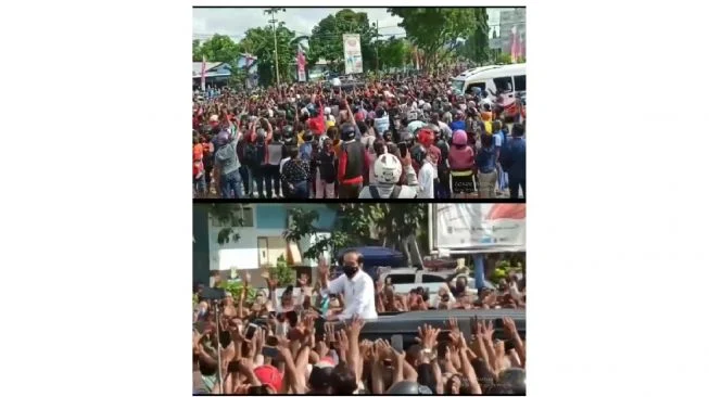 5-Fakta-Kerumunan-Warga-Sambut-Jokowi-Abai-Prokes-dan-Pusingkan Paspampres
