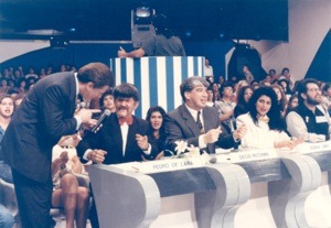 Programa 'Show de Calouros' apresentado pelo Sílvio Santos entre 1973 e 1996 no SBT.