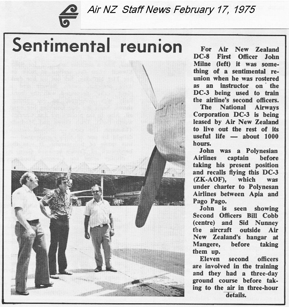 AIR NEW ZEALAND's FLIGHT ENGINEERS WHAT ABOUT FLIGHT NAVIGATORS?