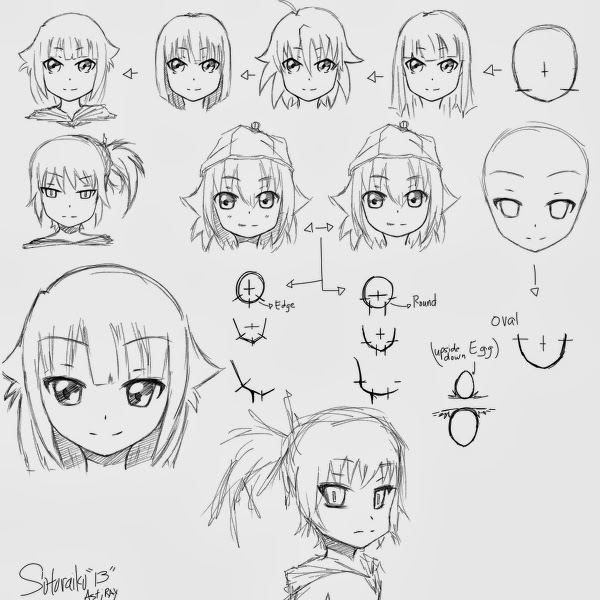 Belajar Menggambar Karakter Anime! Level Beginer | BREAKER