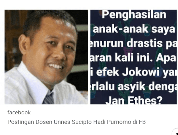 Dosen Unnes Terancam Dipecat tanpa Alasan Jelas, Rezim Jokowi Diktator