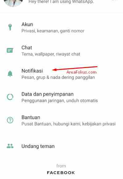 Cara Mengganti Nada Dering Wa Pesan Dan Panggilan Area Fokus
