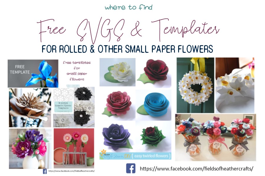Download Free Templates Tutorials For Making Rolled Other Small Paper Flowers PSD Mockup Templates