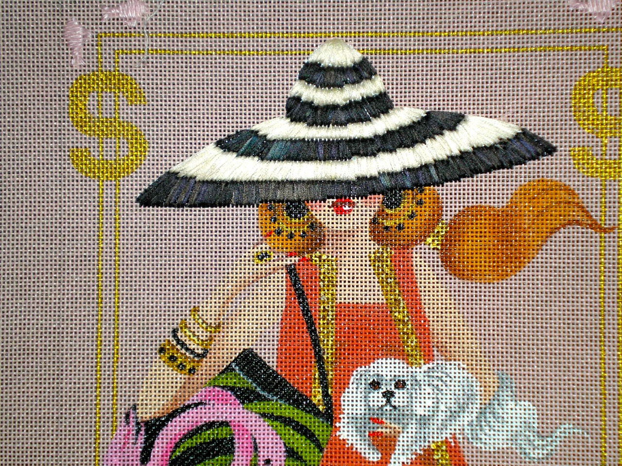 to the CHILLY HOLLOW NEEDLEPOINT ADVENTURE Straw Silk, the Lists