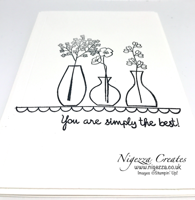 Nigezza Creates with Stampin' Up! #simplestamping Varied Vases
