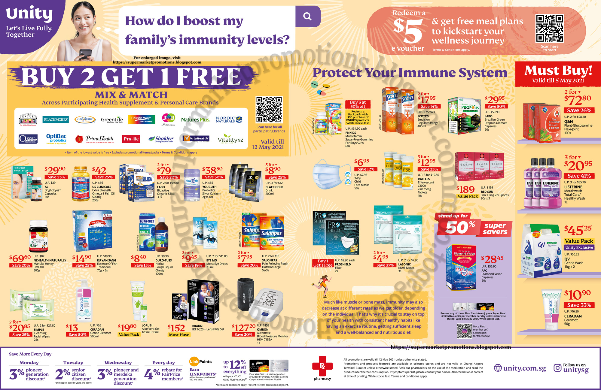 Unity Pharmacy Promotion 29 April 2021 Supermarket Promotions