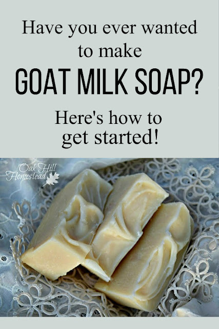 How to make goat milk soap from scratch.