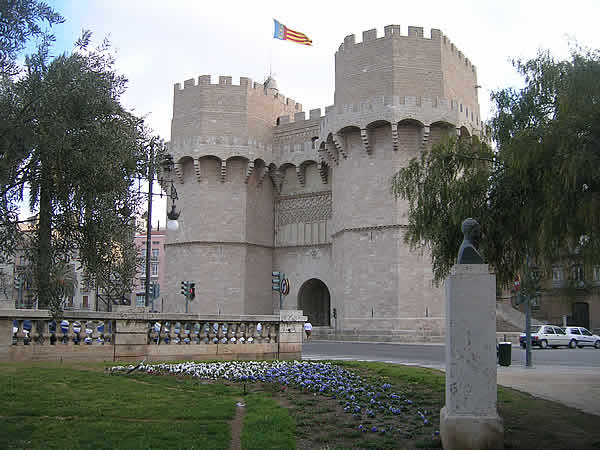Torres de Serranos en Valencia