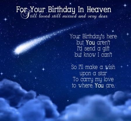 Dad Birthday In Heaven Poem Best*) Birthday Wishes For Father In Heaven, Paradise, Eden