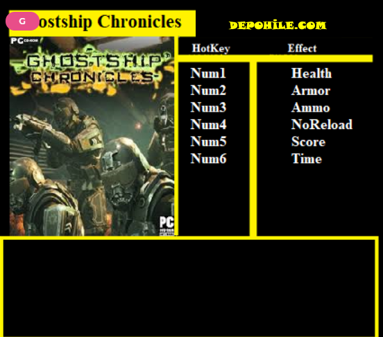 Ghostship Chronicles PC Oyunu Can, Mermi +6 Trainer Hile İndir