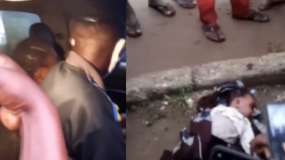 Police Nab Suspected Mad Man With A Dead Baby In Aba (Video)
