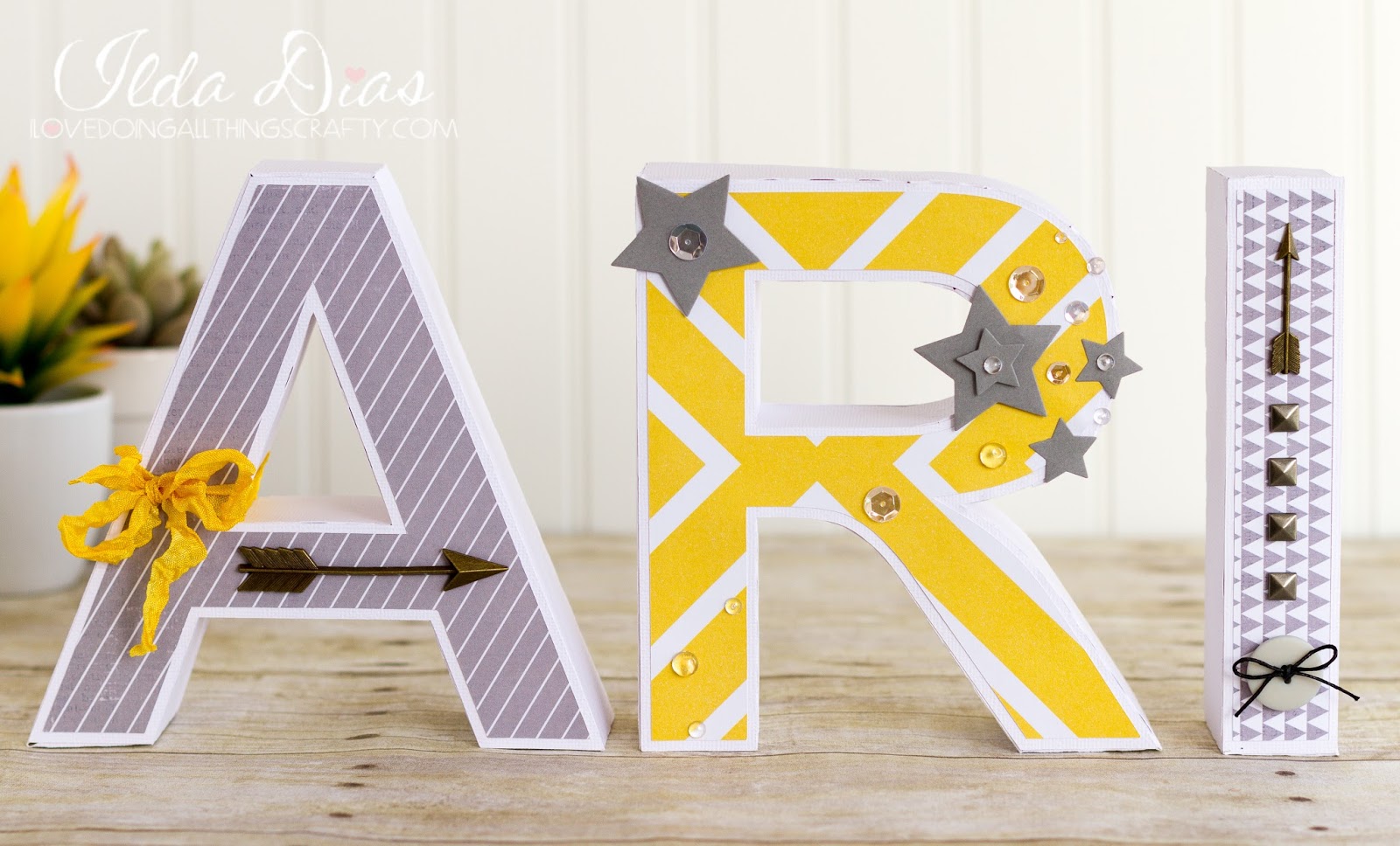 3D Letter Template For Cricut