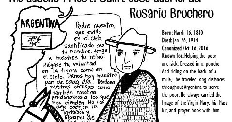 Paper Dali The Gaucho Priest Free Coloring Page Of Saint