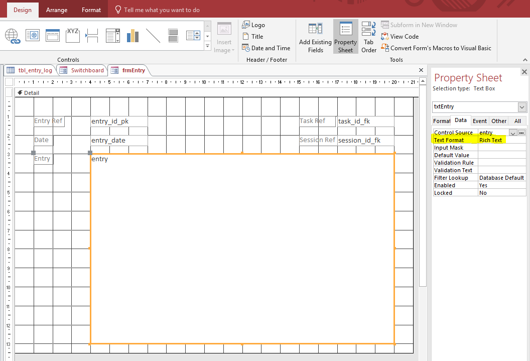 Microsoft Access Tips Adding rich text formatting to Access data