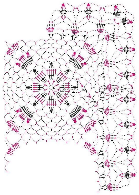 Crochet Doily Pattern using Simple & easy square lace motif