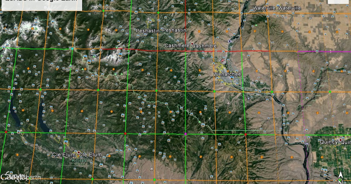 Washington State Miner How to Display USGS Quadrangle Map Coverage in
