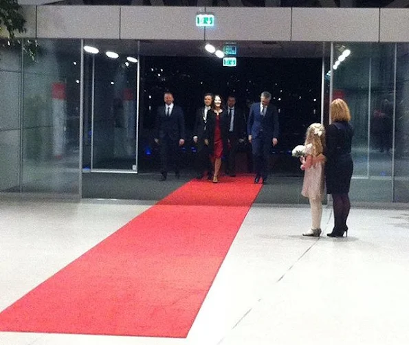 Crown Princess Mary of Denmark attended the TV2 Christmas Show at House of Music in Aalborg, Denmark