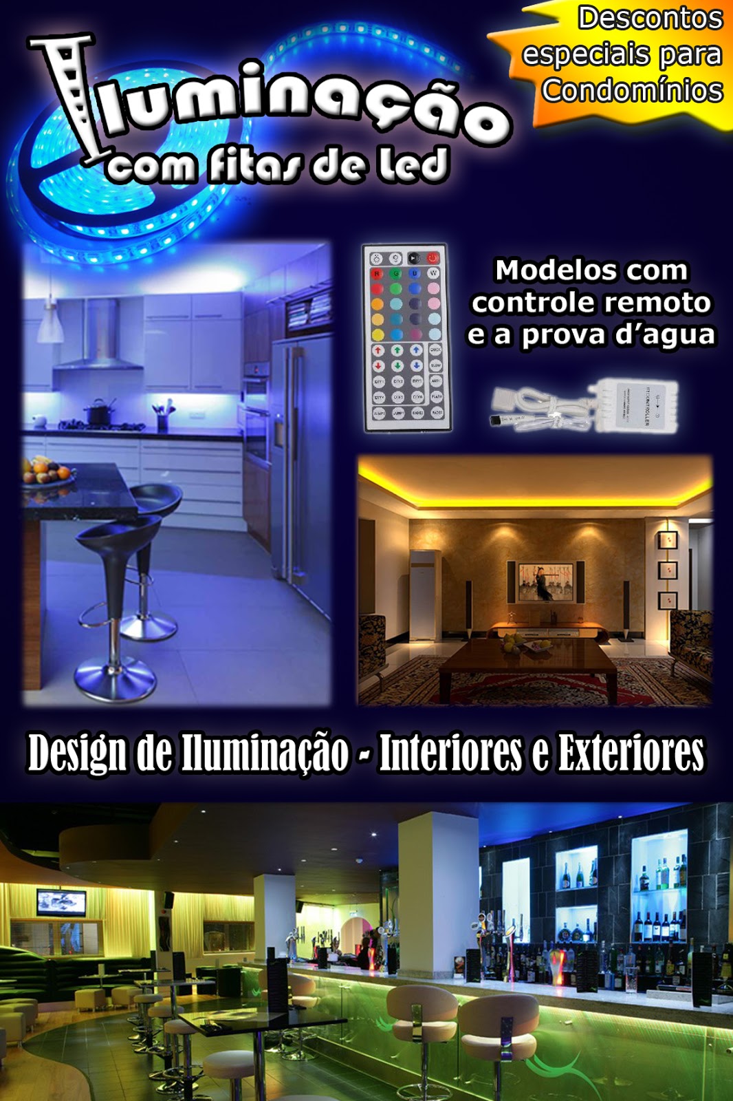 ILUMINAÇÃO COM FITAS DE LED RIO DE JANEIRO RJ