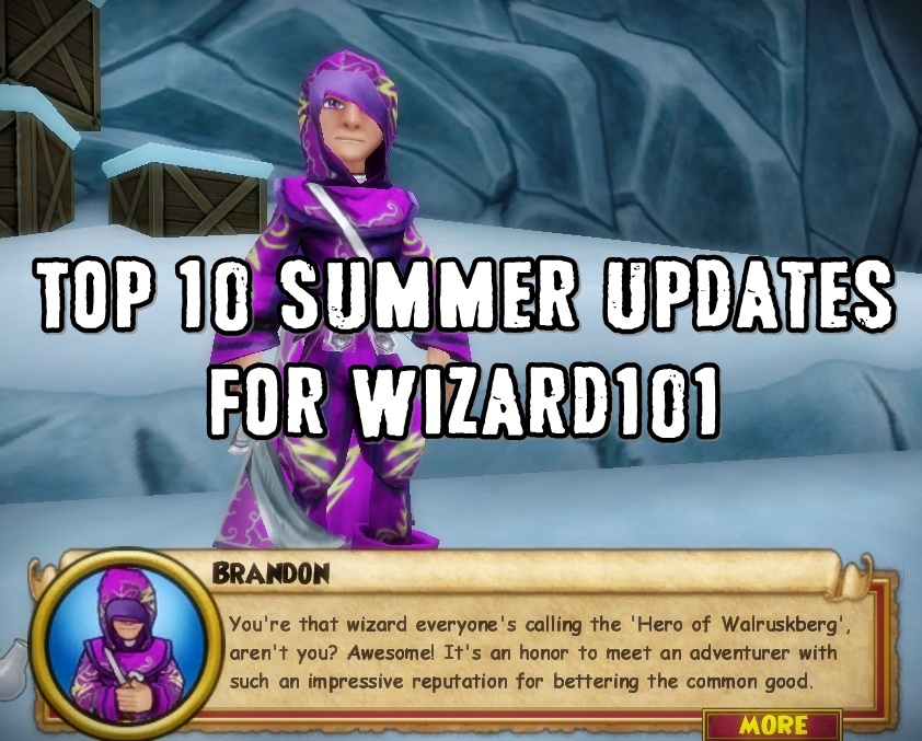 Top 10 Summer Updates for Wizard101 Stars of the Spiral