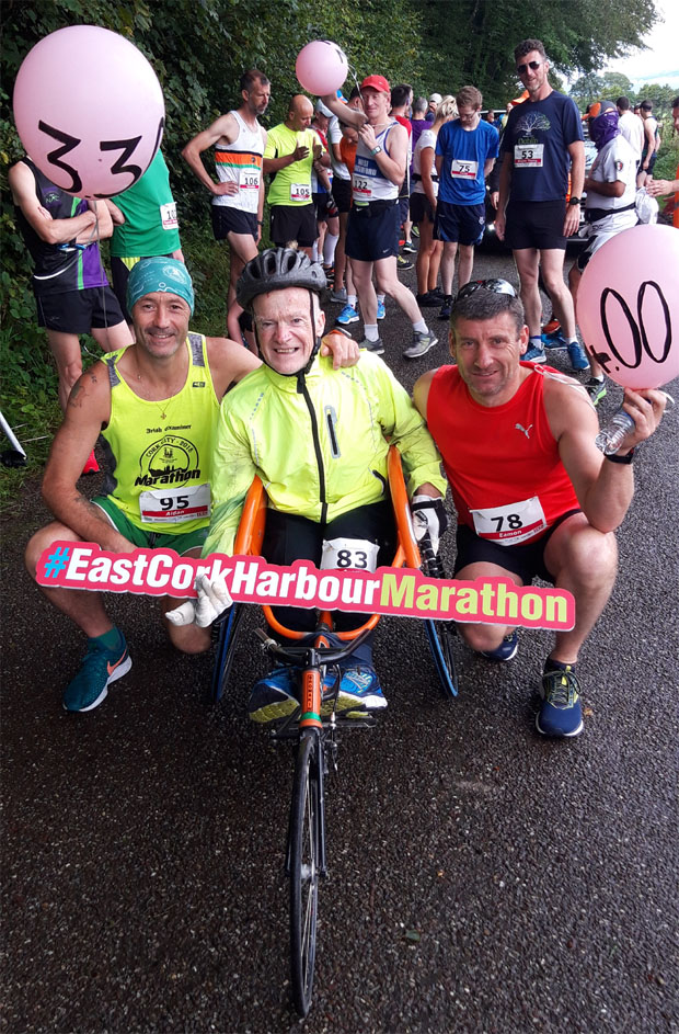 The main man Jerry Forde at the start of the 2019 East Cork Harbour