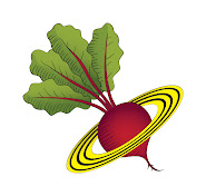 This web site is brought to you by Planet Whizbang. Click the beet...