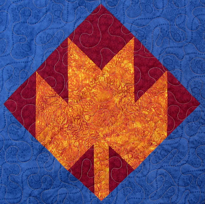 Maple Leaf Quilt Block Pattern (October Block of the Month)
