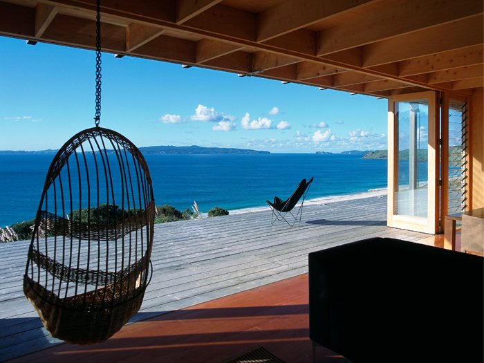Luxury beach homes Beachfront house, Coromandel, New Zealand