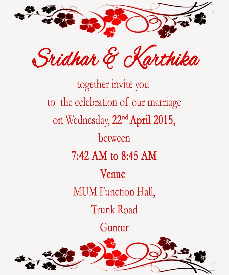 Wedding Invitation Cards - Make Ur Moments