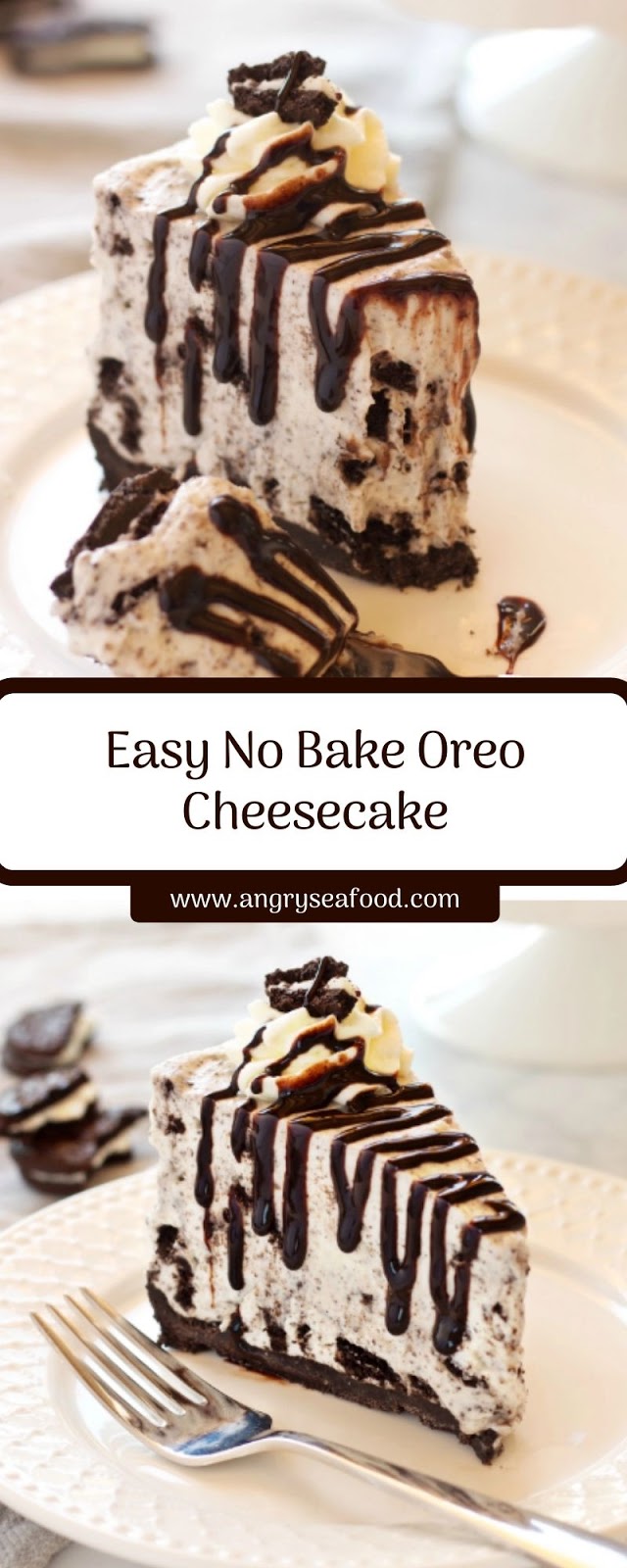 Easy No Bake Oreo Cheesecake Easy No Bake Oreo Cheesecake